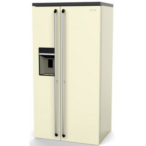Smeg SBS963P холодильник Side-by-Side No-frost кремовый