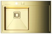 Omoikiri Akisame 78-LG-L нерж.сталь/светлое золото мойка
