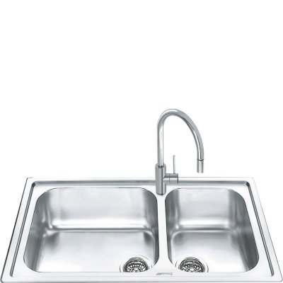Smeg LG862-2 мойка врезная нержавеющая сталь матовая