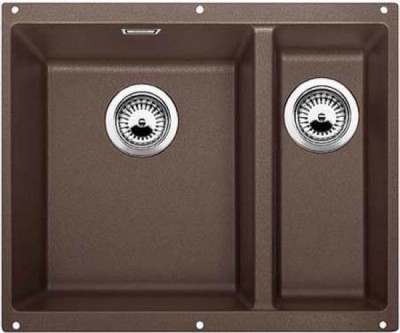 Blanco SUBLINE 340/160-U (515057) чаша слева кофе мойка