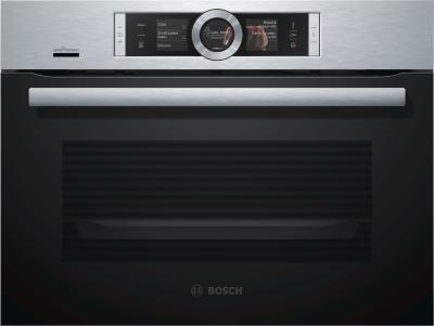 Bosch CSG656RS7 компактный духовой шкаф с функцией пароварки