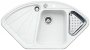 Blanco DELTA II SILGRANIT белый с клапаном-автоматом (521256) мойка