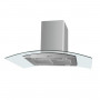 Maunfeld Ancona PlusA (Isla) 90 Inox Glass Transparent вытяжка островная