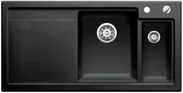 Blanco AXON II 6 S (516555) чаша слева черный мойка